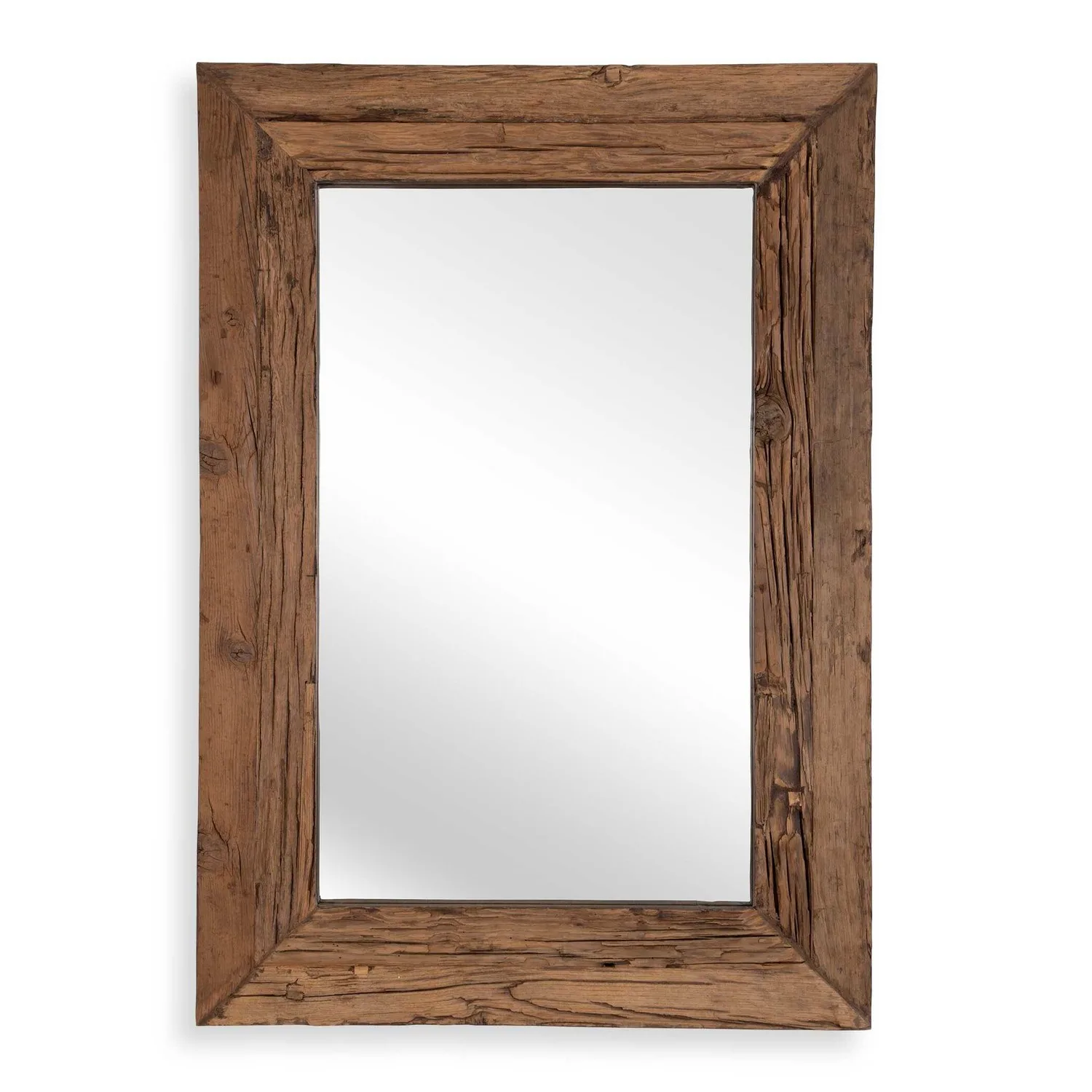 Rennick Mirror in Rustic Pine Wood