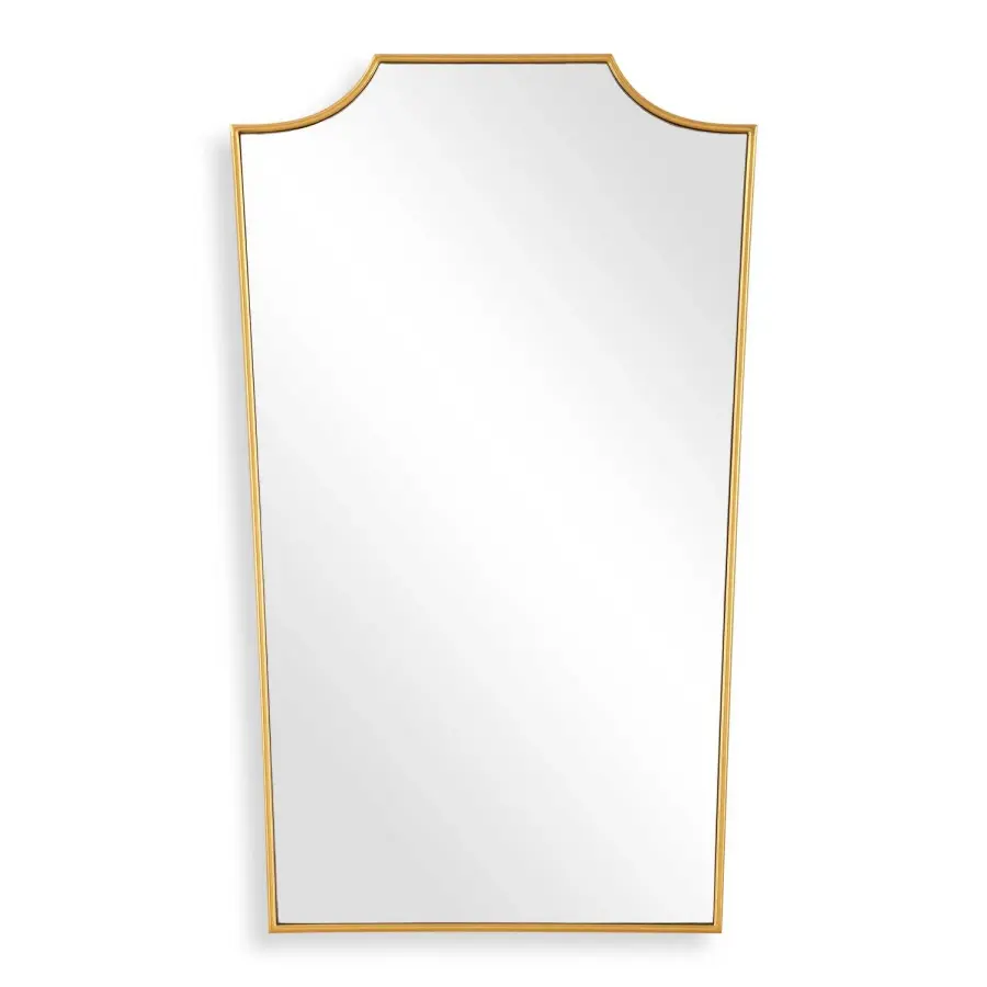 Uttermost Demure Mirror in Antiqued Gold Leaf