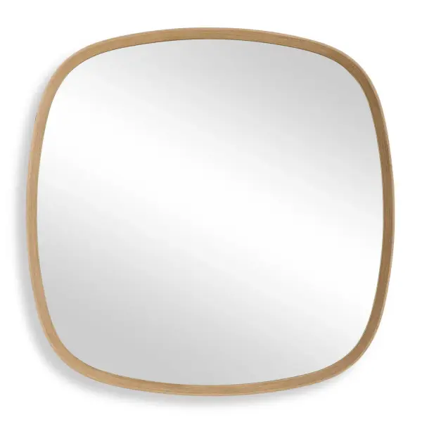 This Shapely Mirror Showcases An Pinewood Frame Showcasing A Light Natural Finish With Heavy Dry Brushing For An Aged Wood Effect, Offering A Refreshed Take On The Classic Round Design. Collection: Novell Finish: Light Natural Width: 41.88" Height: 41.88" Length: 1.50" Weight: 30.00 lb Extension from Wall: 1.50" Material: Pine, Mirror, Mdf, Paper Country of Origin: China Safety Rating: Indoor Only