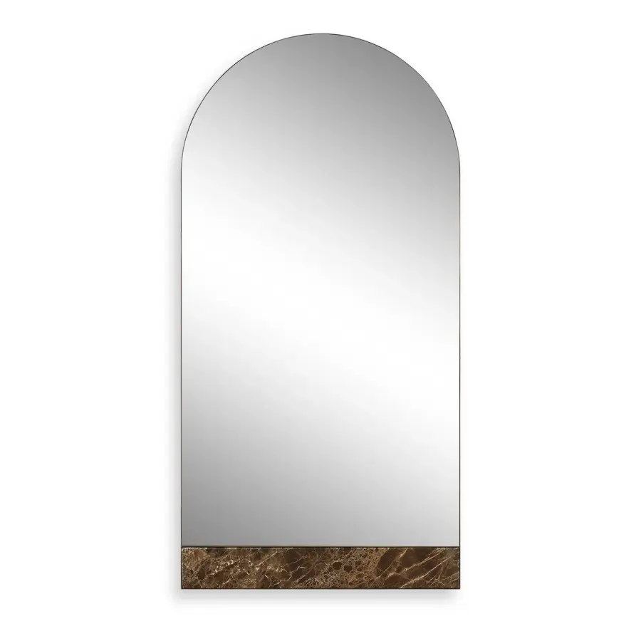 Hanover Oversized Arch Mirror in Dark Bronze