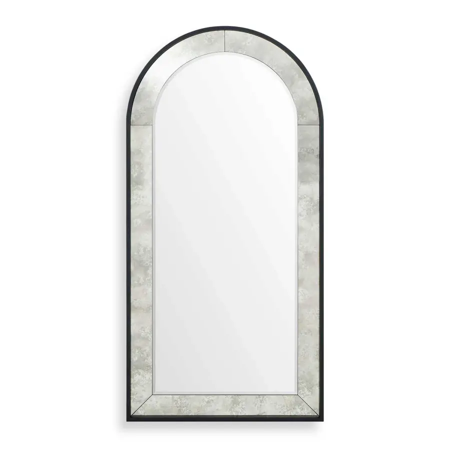 Marlowe Oversized Arch Mirror in Black