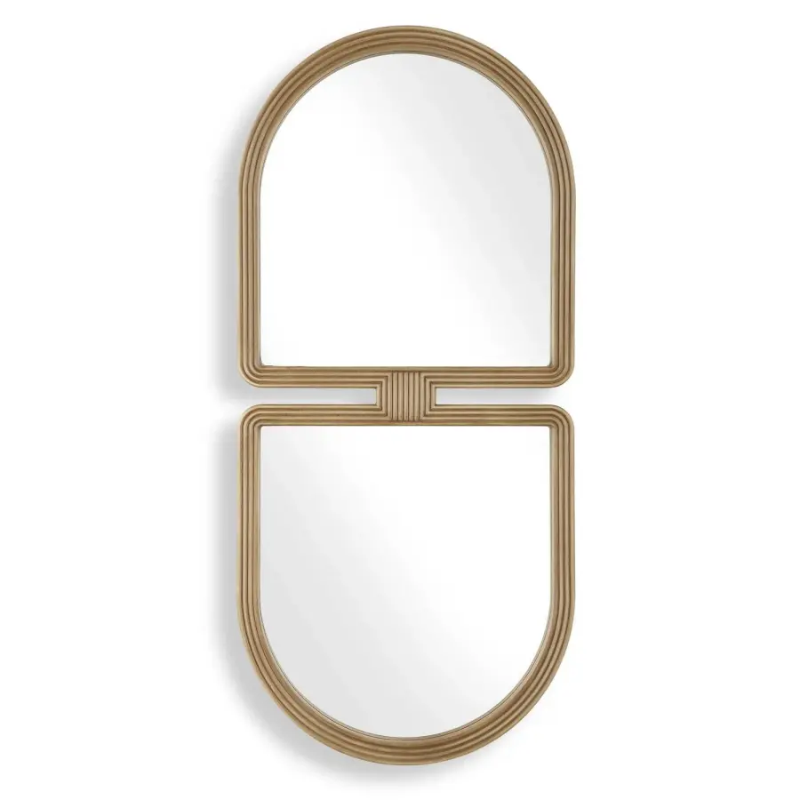 Jacques Mirror in Antiqued Gold