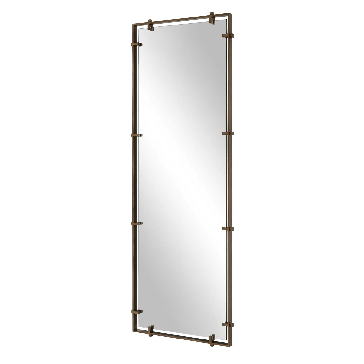 Hann Mirror in Dark Bronze