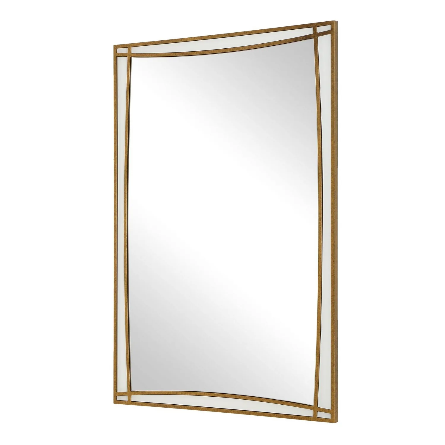 Florence Mirror in Antique Gold