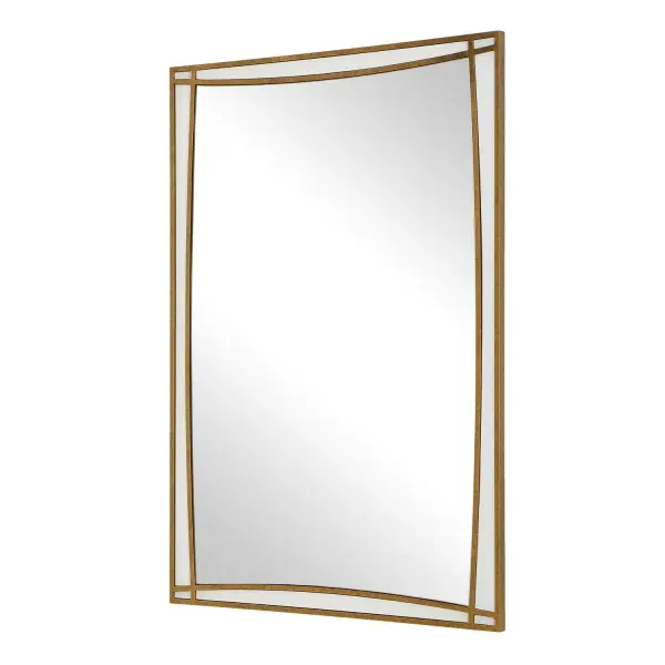 Florence Mirror in Antique Gold