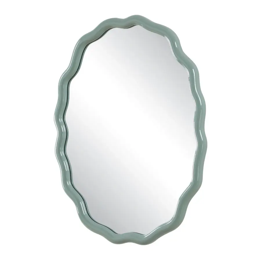 Isly Oval Wall Mirror in Egg Blue