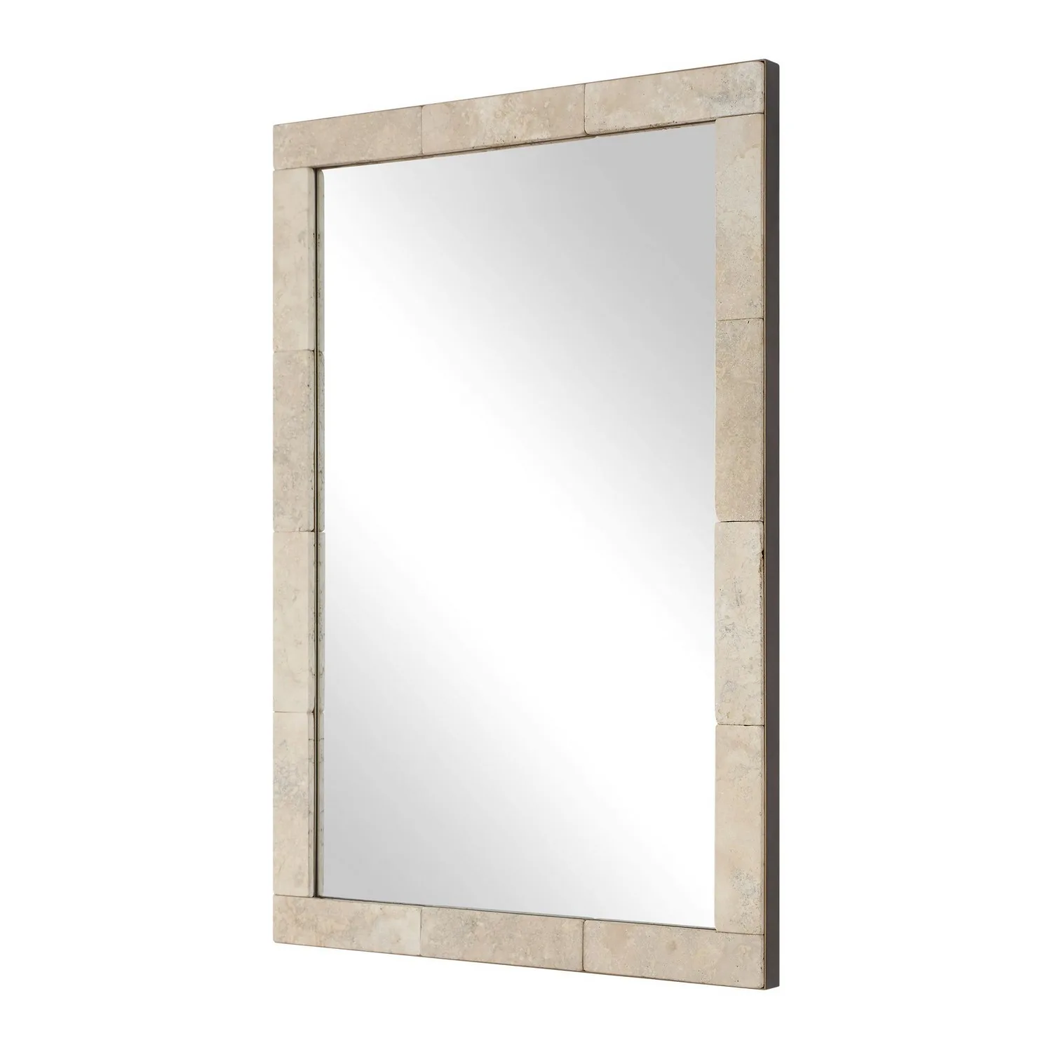 Pave Mirror in Golden Bronze
