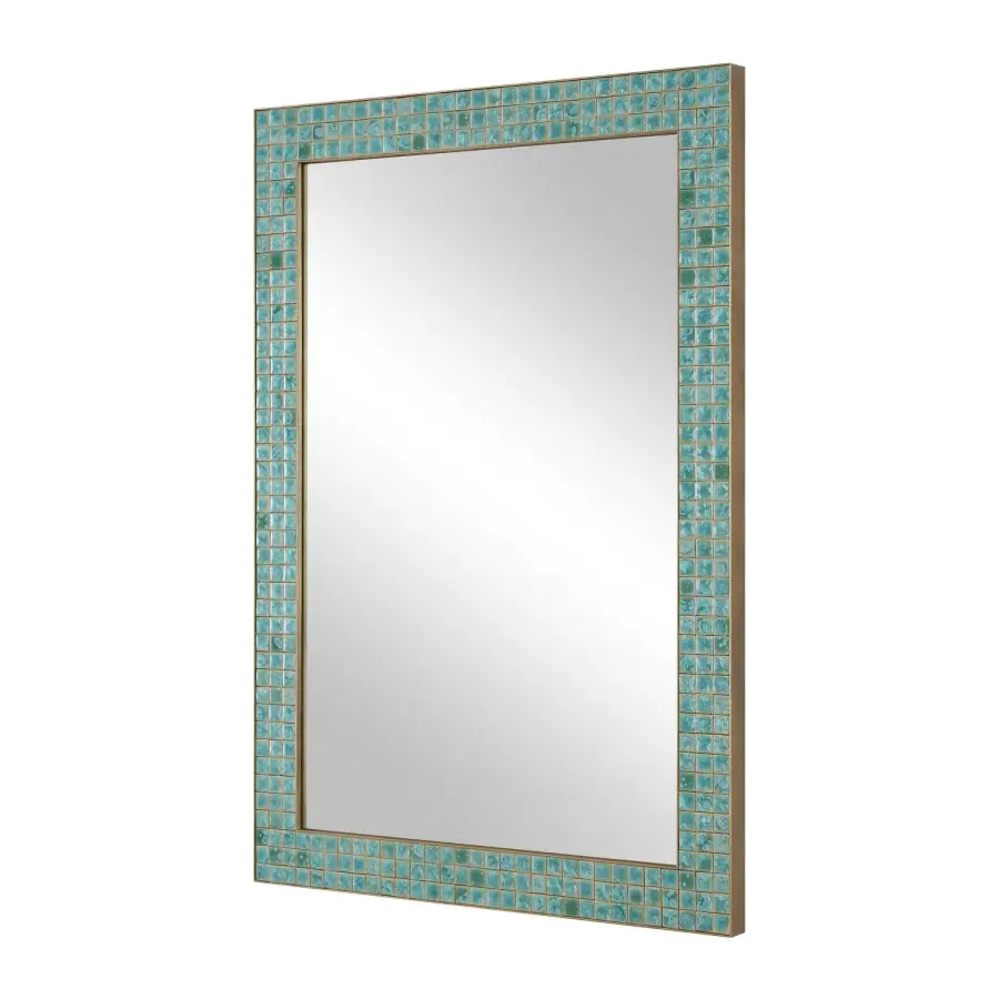 Coralie Mirror in Antique Gold