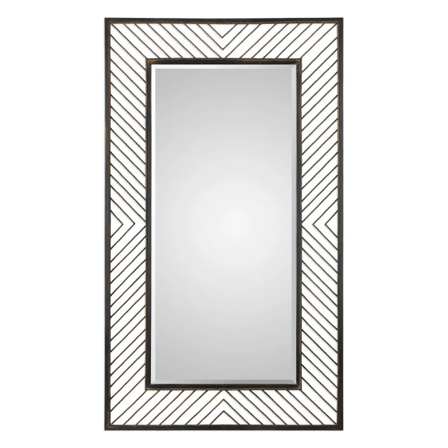 Karel Mirror in Rustic Bronze