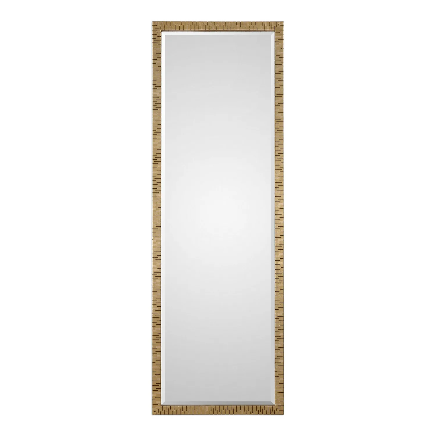 Vilmos Mirror in Metallic Gold Leaf
