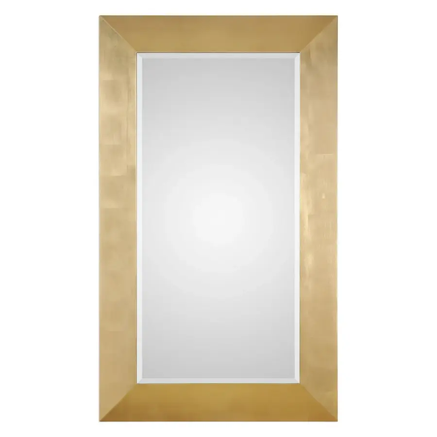 Chaney Mirror in Gold Leaf