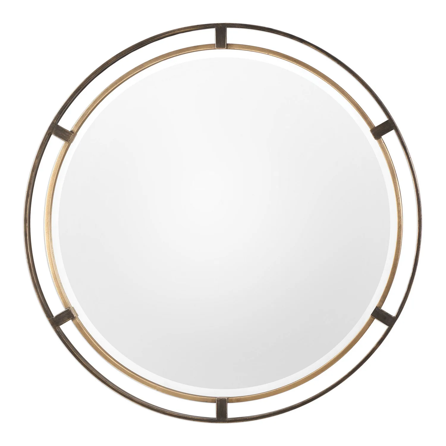 Carrizo Mirror in Rustic Bronze
