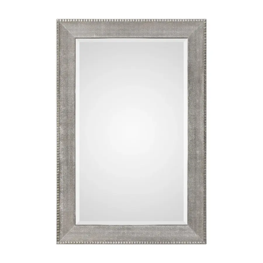 Leiston Mirror in Metallic Silver