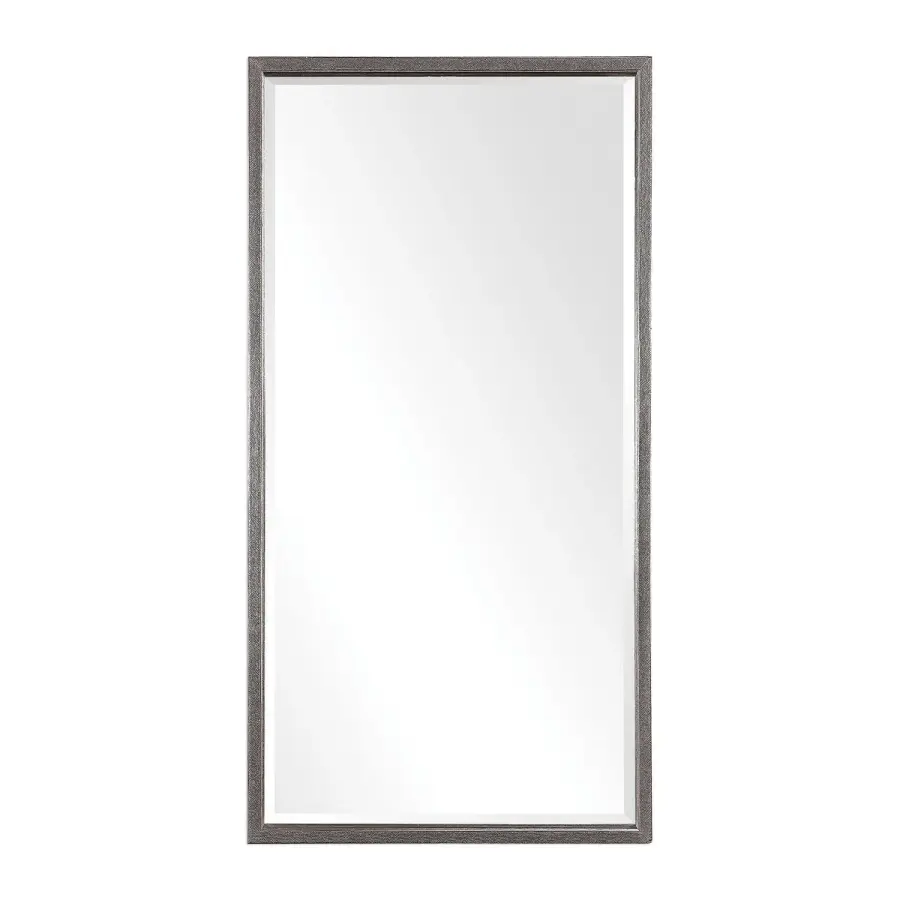 Gabelle Mirror in Antiqued Metallic Silver