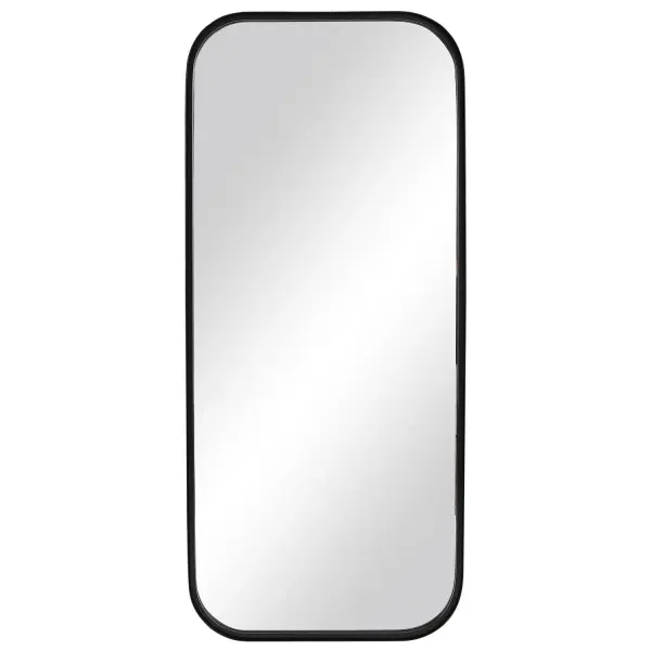 Simple Yet Stylish, This Mirror Features A Forged Iron Frame Finished In Classic Satin Black For A Sleek, Contemporary Feel. May Be Hung Horizontal Or Vertical. Collection: Concord Finish: Satin Black Width: 30.00" Height: 70.00" Length: 2.25" Weight: 60.00 lb Extension from Wall: 2.25" Material: Mdf, Iron, Mirror Country of Origin: Vietnam Safety Rating: Indoor Only