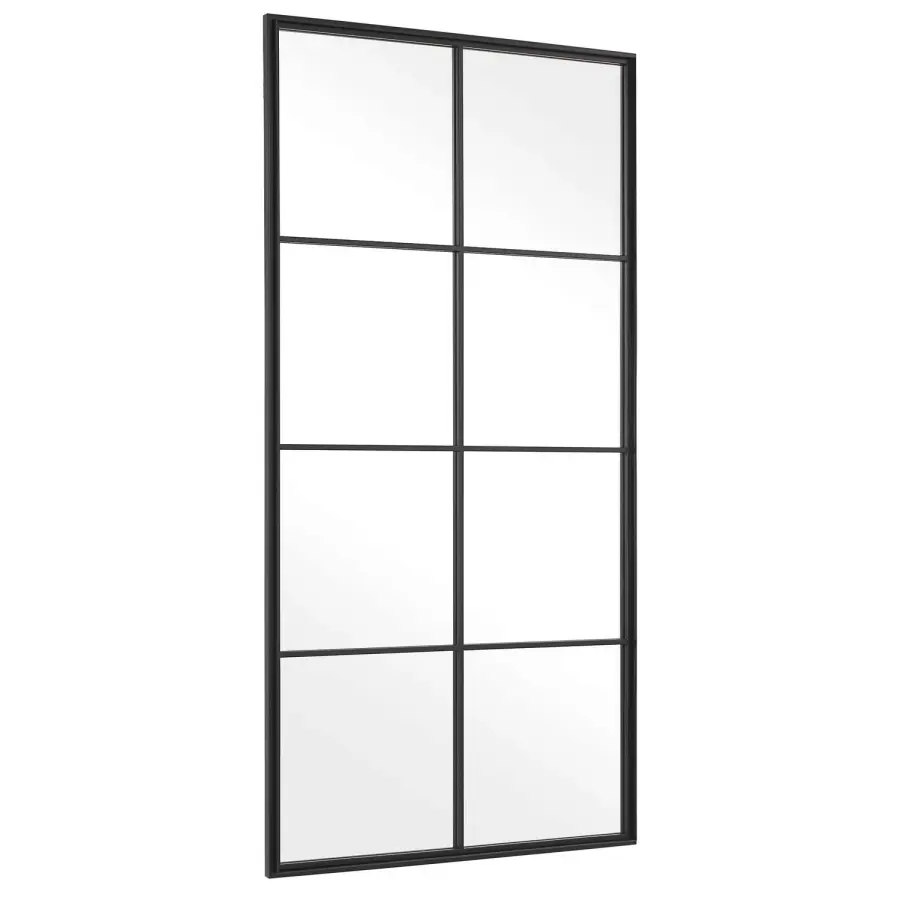 Rousseau Mirror in Wrought-Iron Black