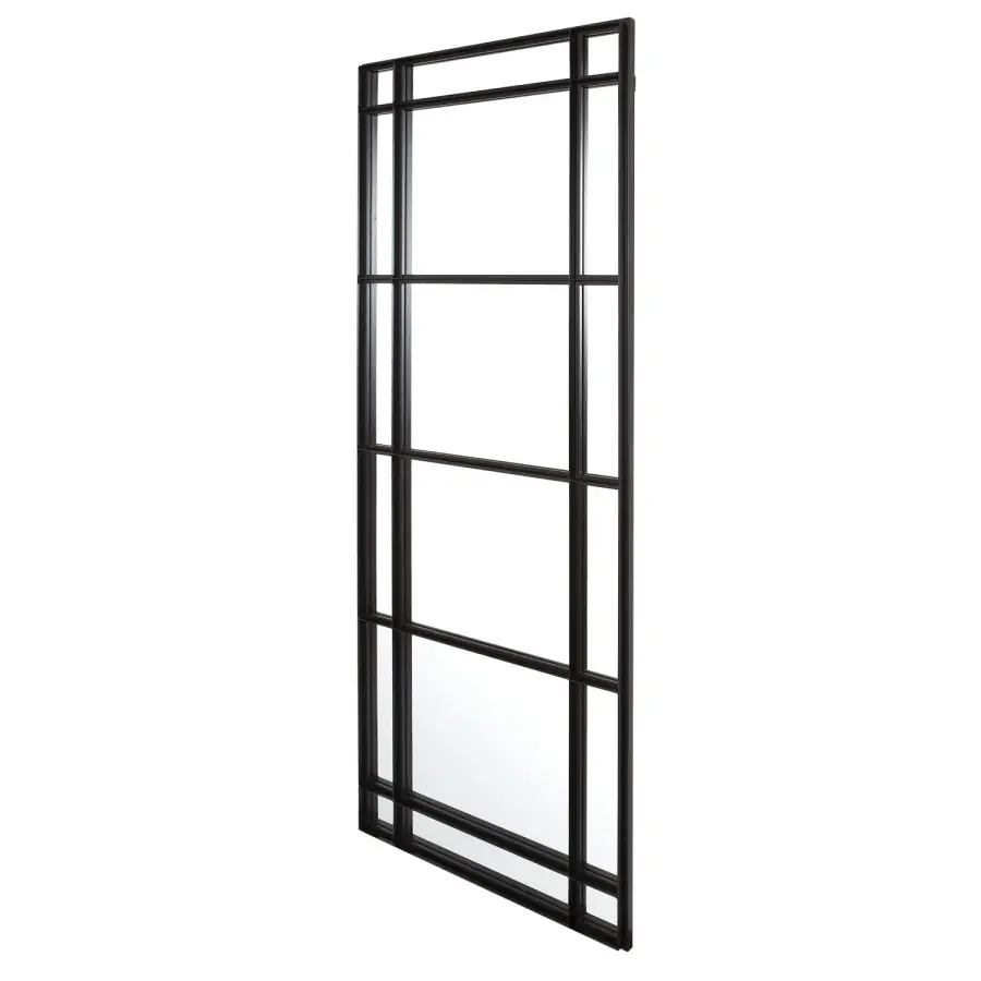 Atticus Mirror in Satin Black