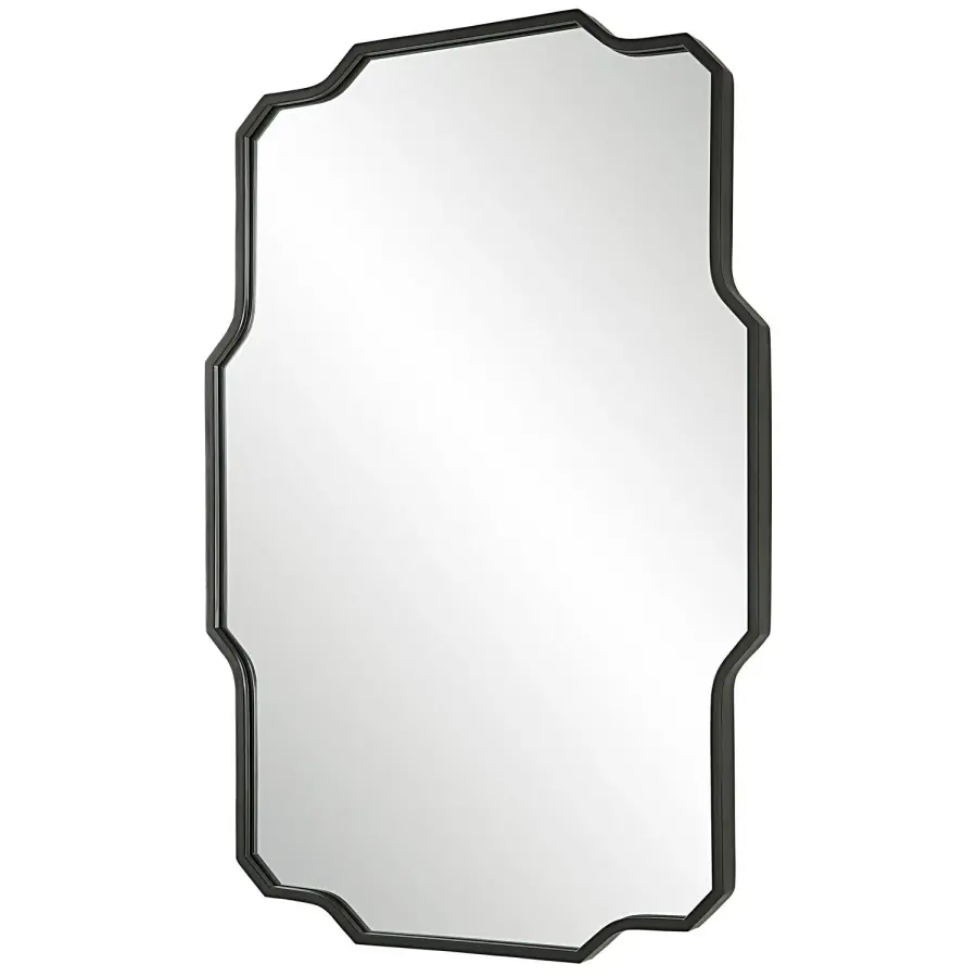 Casmus Mirror in Matte Black