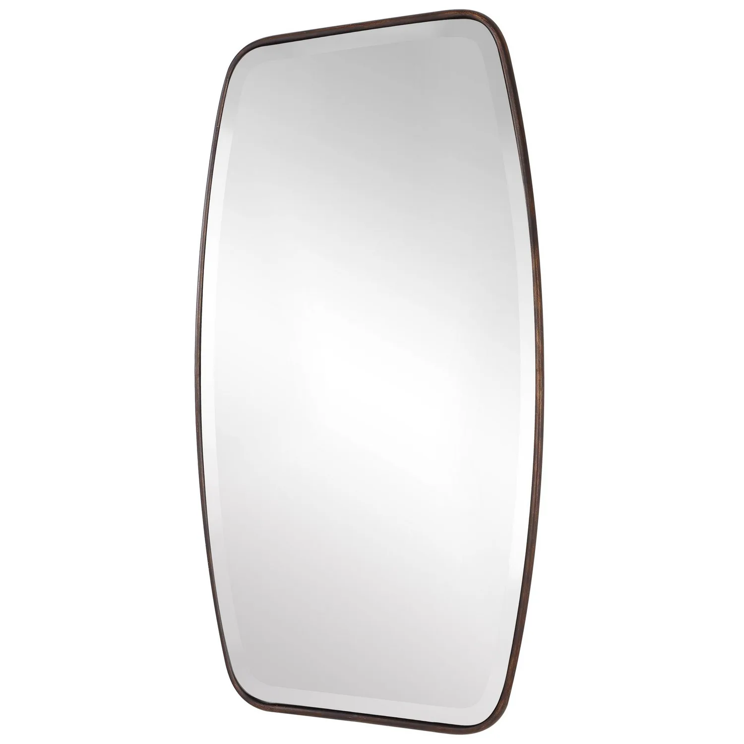 Canillo Mirror in Distressed Dark Bronze