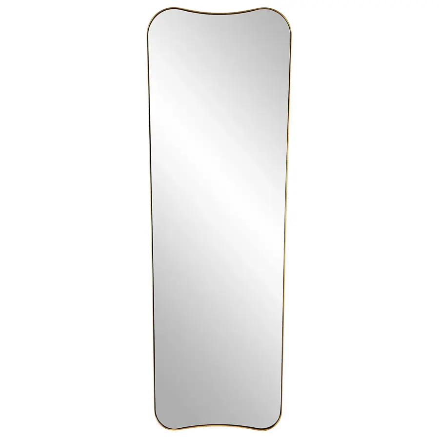 Belvoir Oversized Mirror in Antique Brass