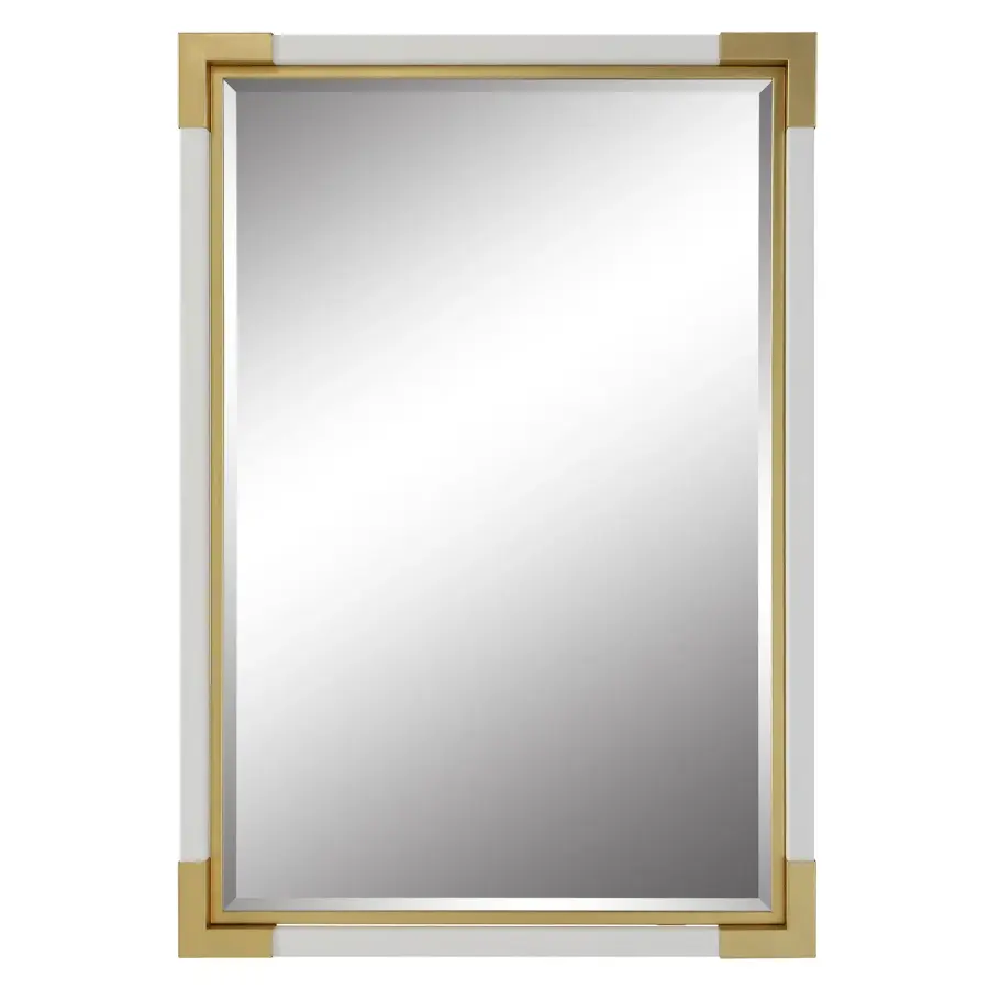 Malik Mirror in Gold Leaf
