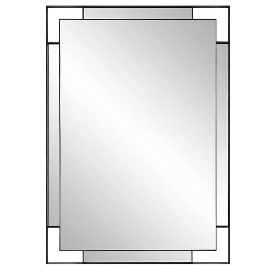 Stellan Mirror in Matte Black