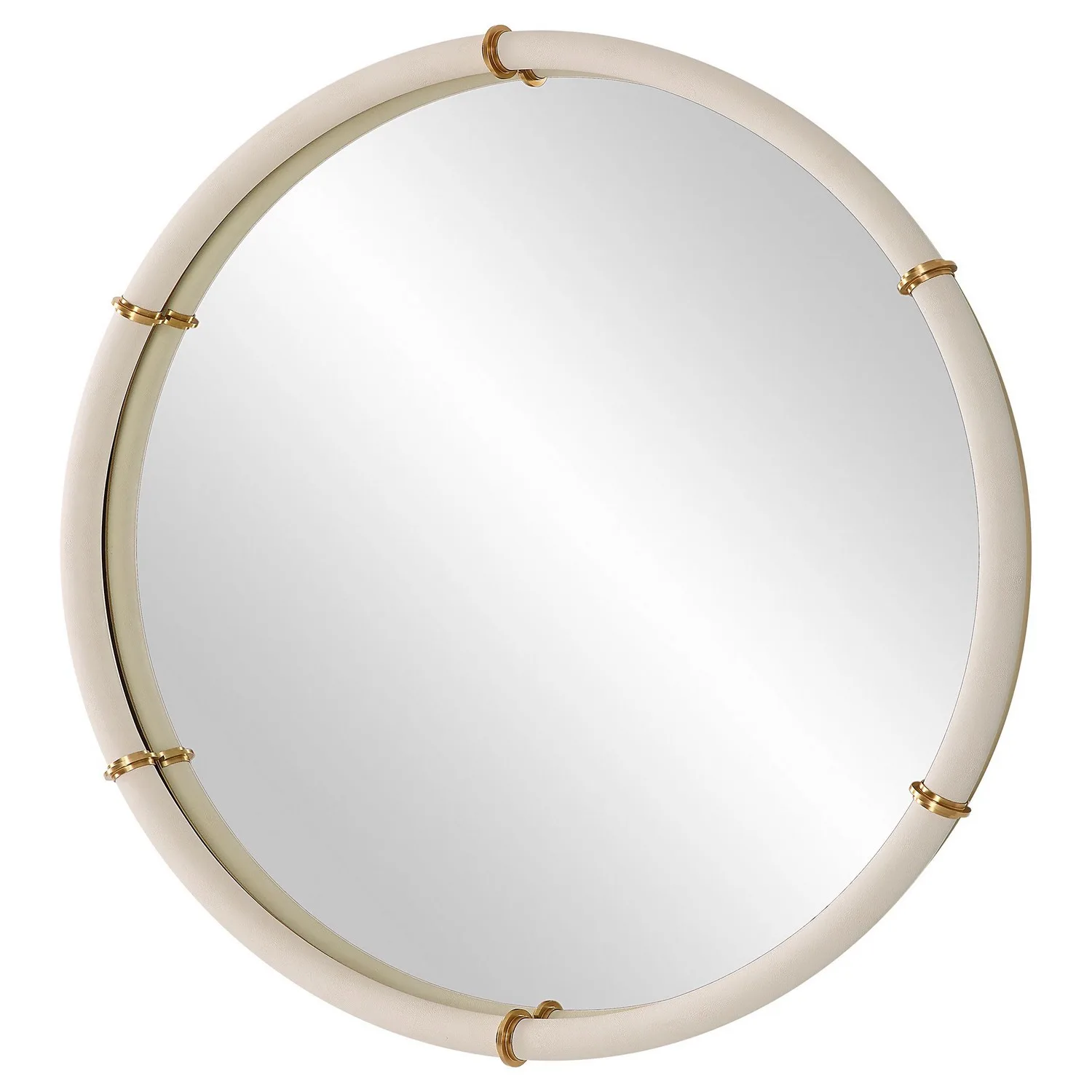 Cyprus Mirror in Brass Plated Steel