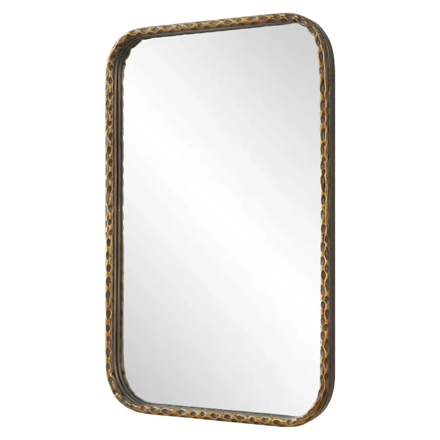 A Little Knotty Mirror in Aged Bronze