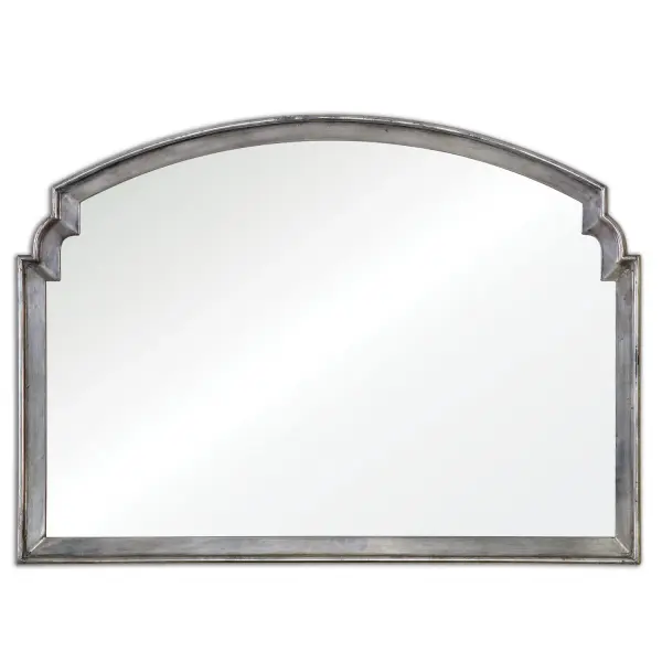 Frame Is Lightly Antiqued Silver Leaf. Collection: Via Della Designer: Grace Feyock Finish: Antiqued Silver Leaf Width: 41.88" Height: 29.25" Length: 1.25" Weight: 21.00 lb Extension from Wall: 1.25" Material: Mdf Country of Origin: China Safety Rating: Indoor Only