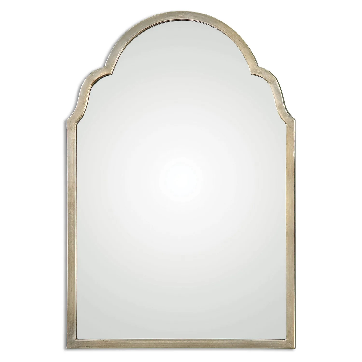 Brayden Mirror in Oxidized Silver Champagne