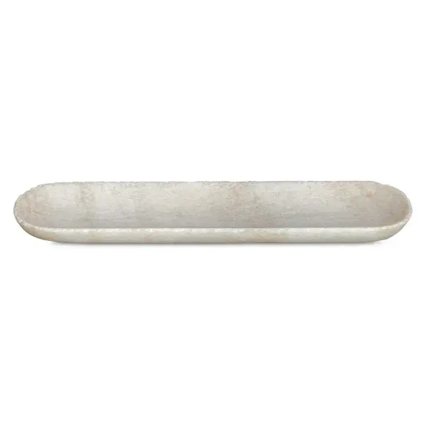 This hand-crafted onyx bowl brings natural veining and rich tonal depth to tabletops indoors or out, working as both a functional catchall and a decorative statement piece.
