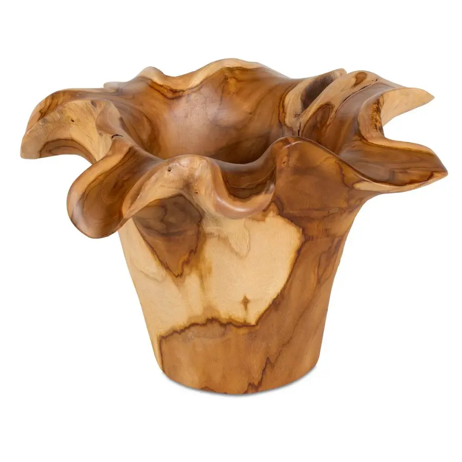 Uttermost Teak Flow Bowl in Natural Teak Wood