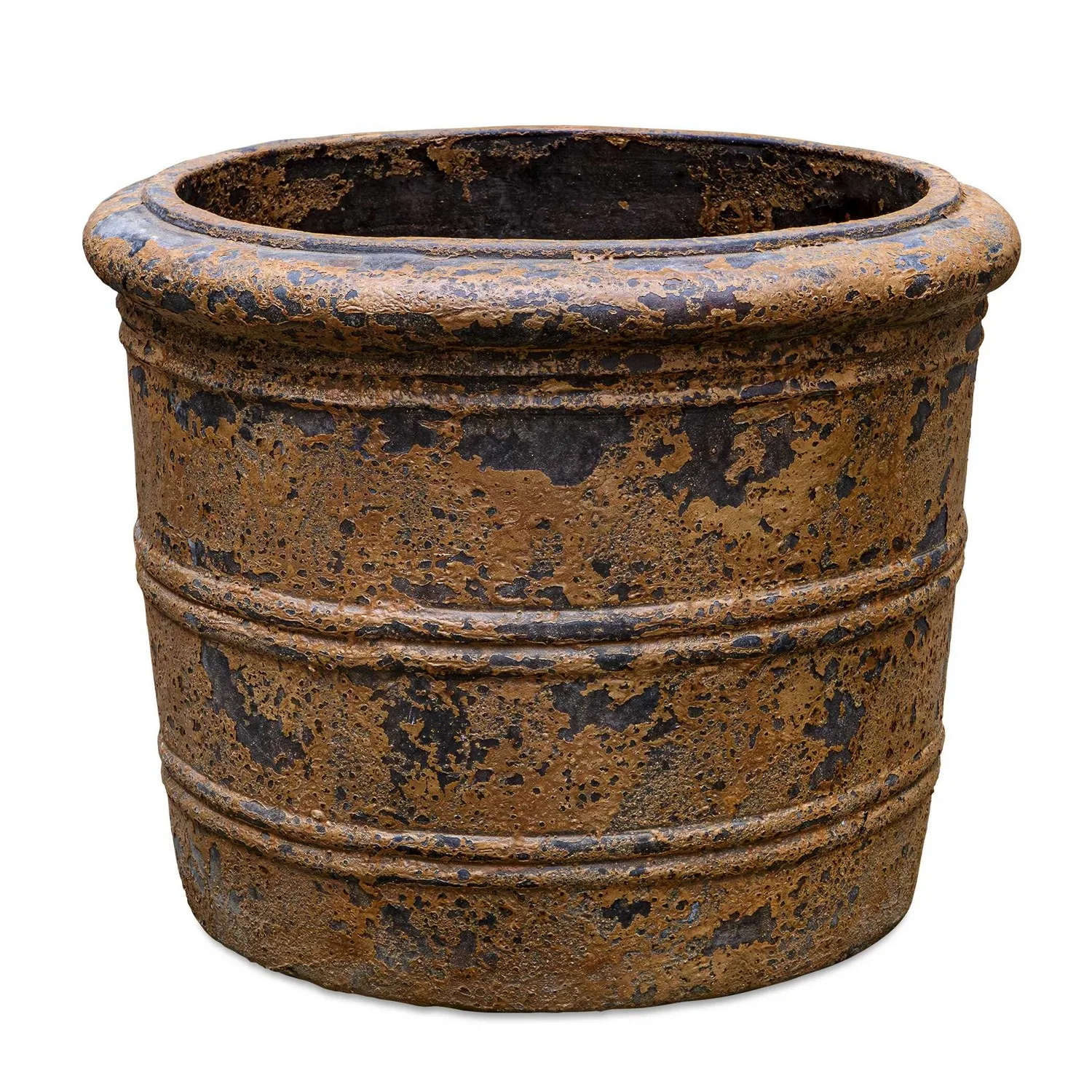 Weathered Relic Planter in Black