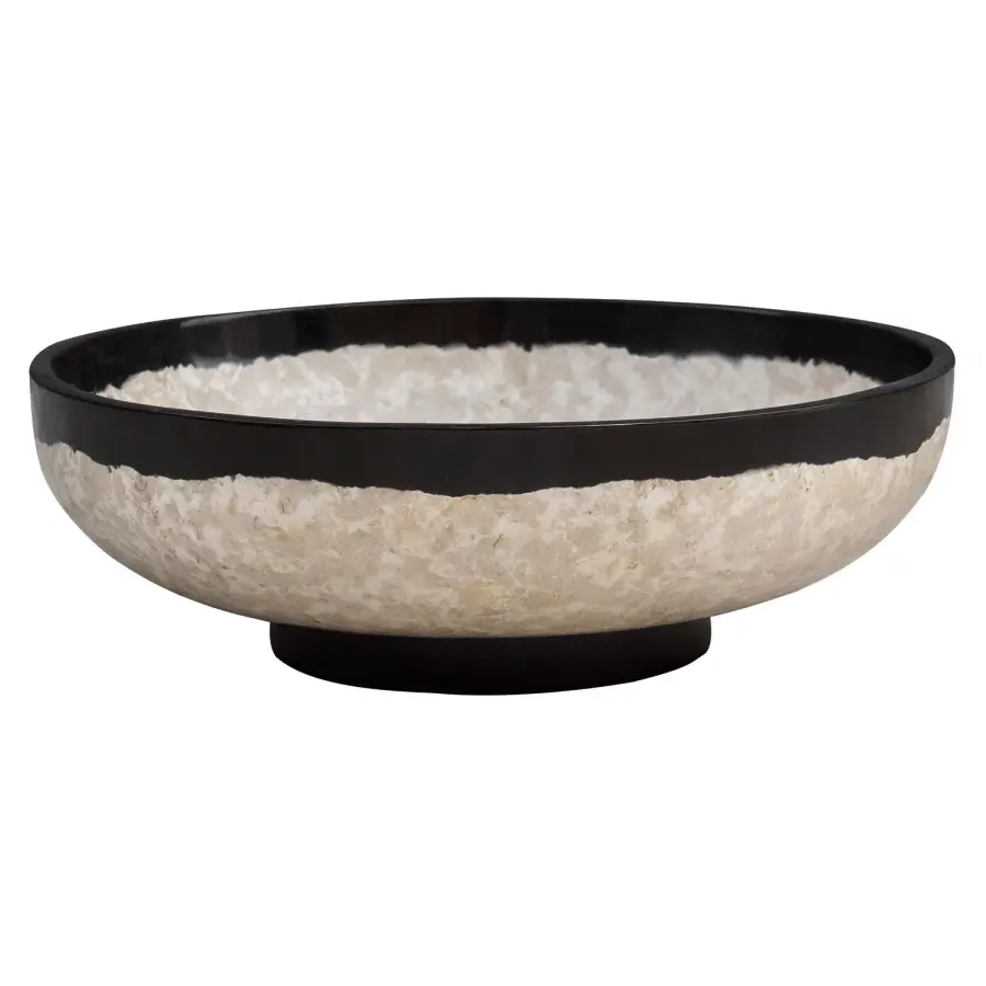 Uttermost Rastia Bowl in Black Coral