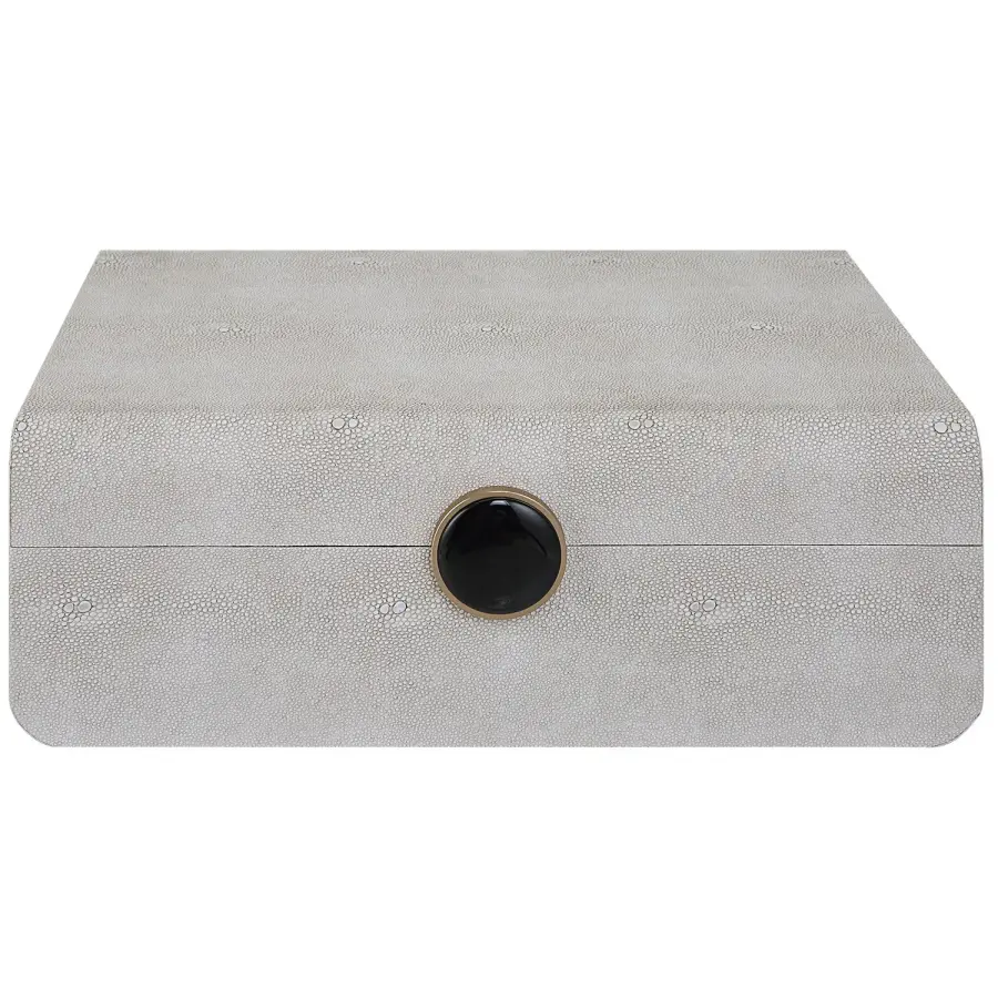 Lalique Decorative Box in Brushed Antique Brass