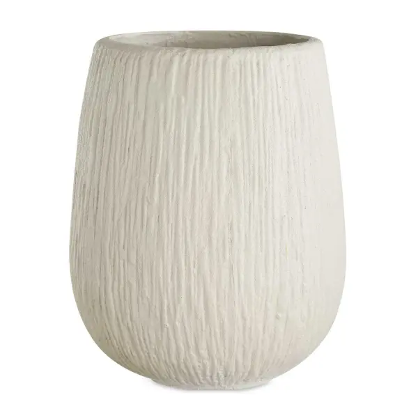 This Planter Brings A Natural, Sculptural Presence To Any Space, With Its Organic Texture And Earthy Tones. Its Raw Finish Adds An Artisanal Charm, Making It A Versatile Statement Piece For Modern And Rustic Settings. Safe For Outdoor Use. Collection: Rustic Ridge Designer: Grace Feyock Finish: Natural Width: 13.50" Height: 16.38" Length: 13.50" Weight: 13.00 lb Material: Magnesium Oxide Country of Origin: China Safety Rating: Indoor/Outdoor