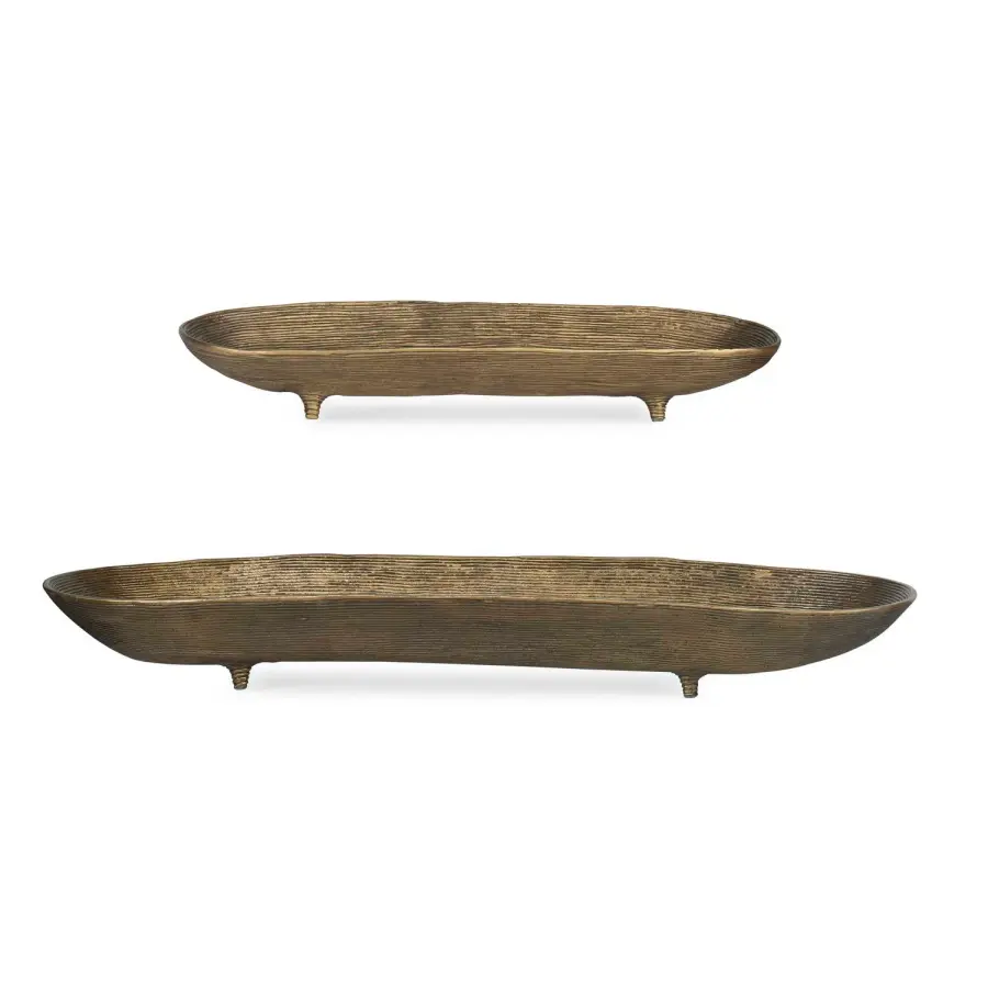 Stratum Bowl in Antique Brass