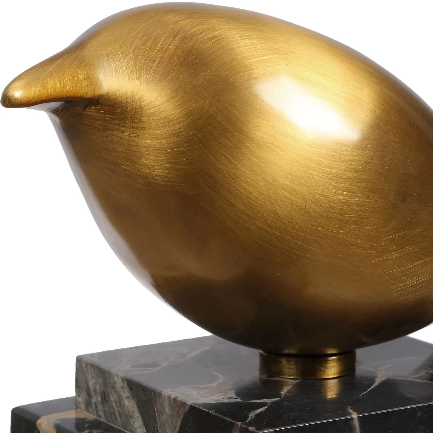 Golden Finch Figurines Set/2 in Caramel Brown