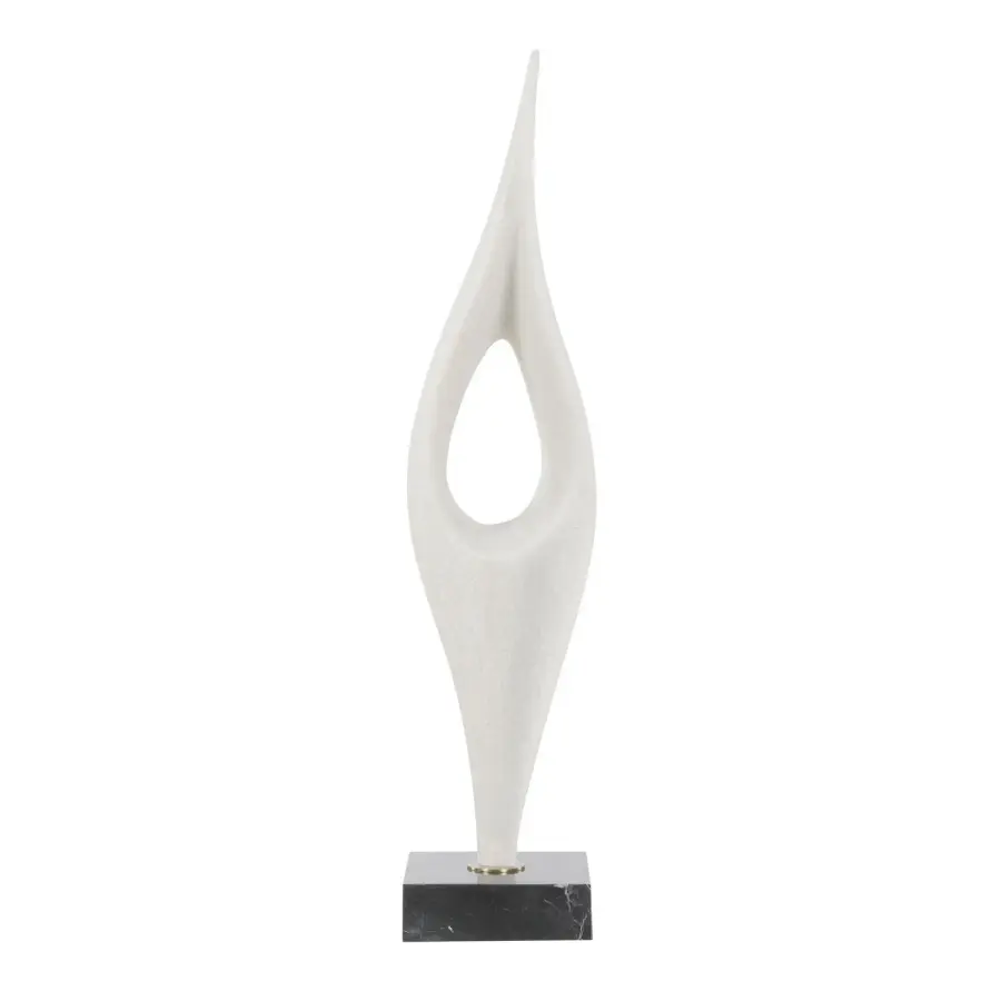 Fluid Drop Sculpture in Antique Brass