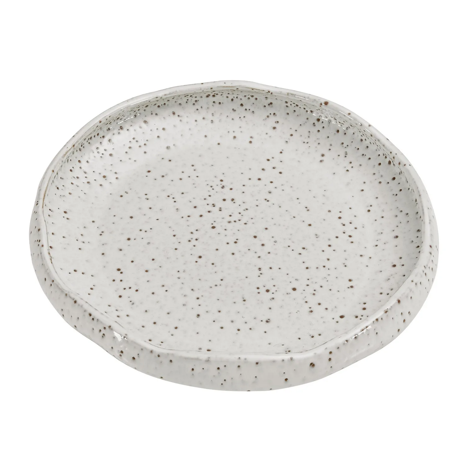 Stardust Ripple Bowl in Creamy White