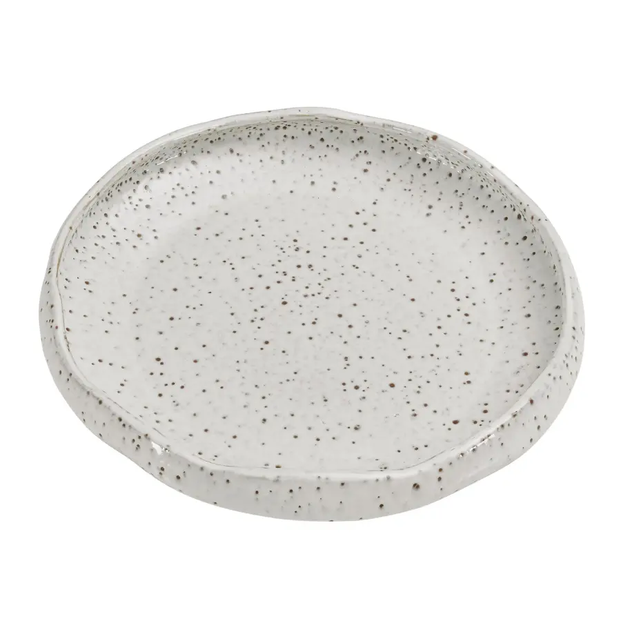 Stardust Ripple Bowl in Creamy White