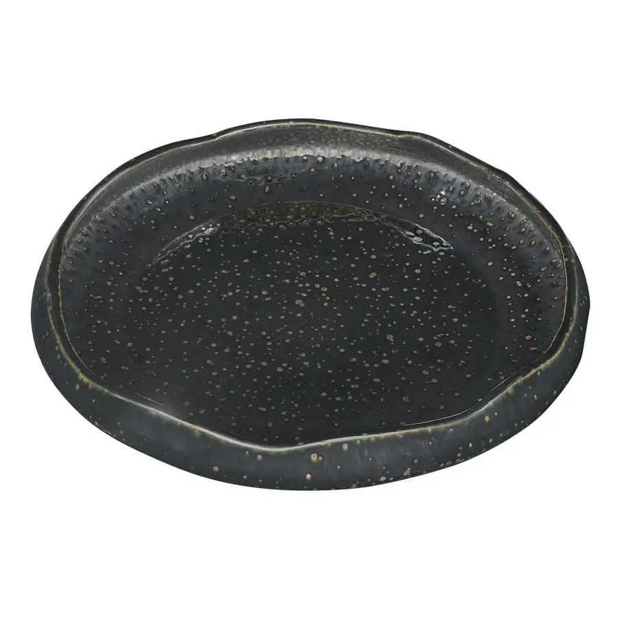 Stardust Ripple Bowl in Glossy Black