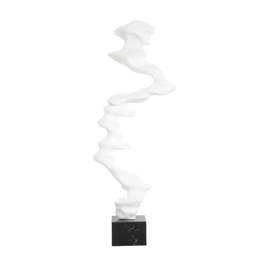 Uttermost Flux Sculpture in Matte White