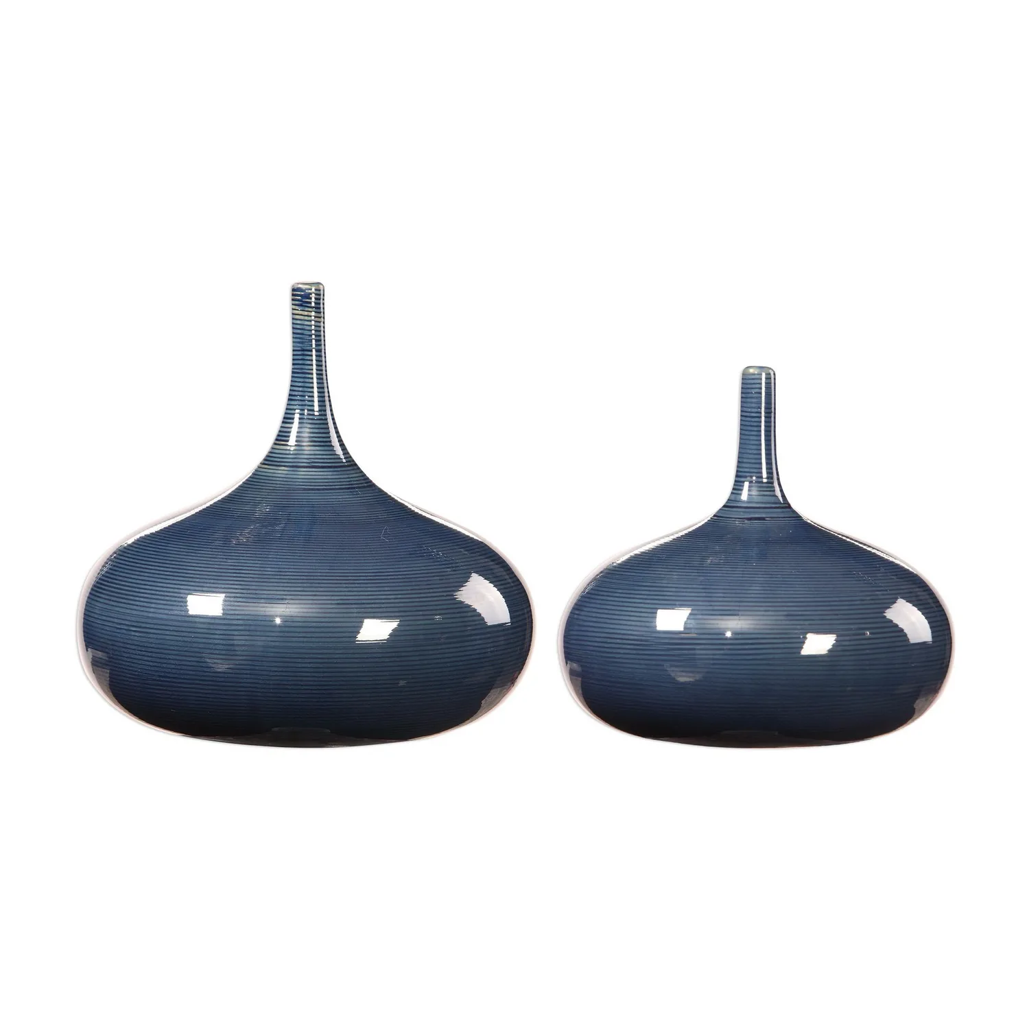 Zayan Vases, S/2 in Blue