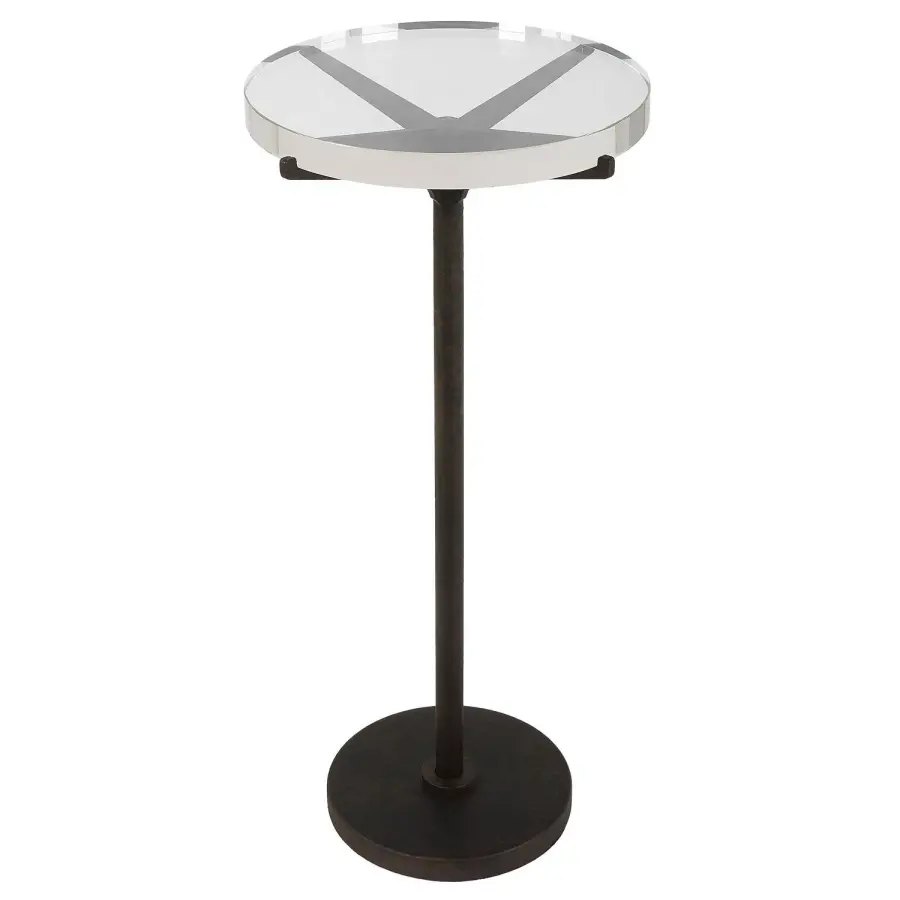 Uttermost Forge Accent Table in Brown