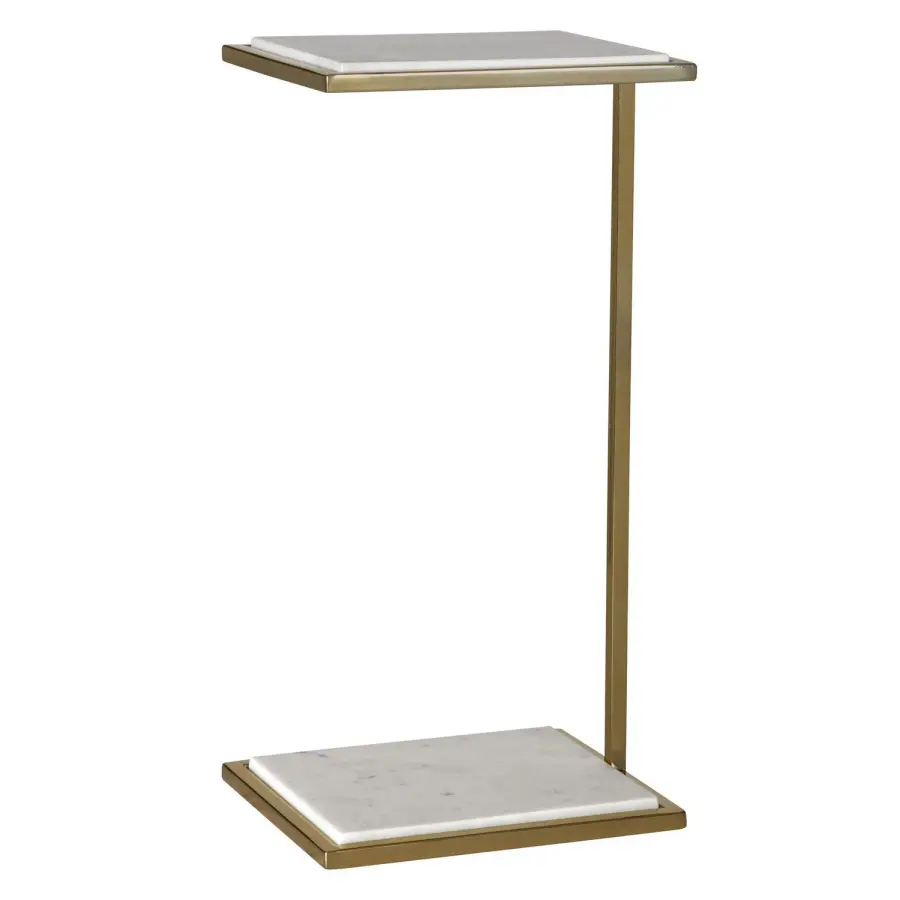 Elevate Drink Table in Brushed Brass