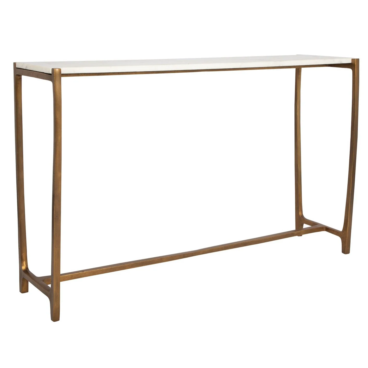 Affinity Console Table in Antique Gold