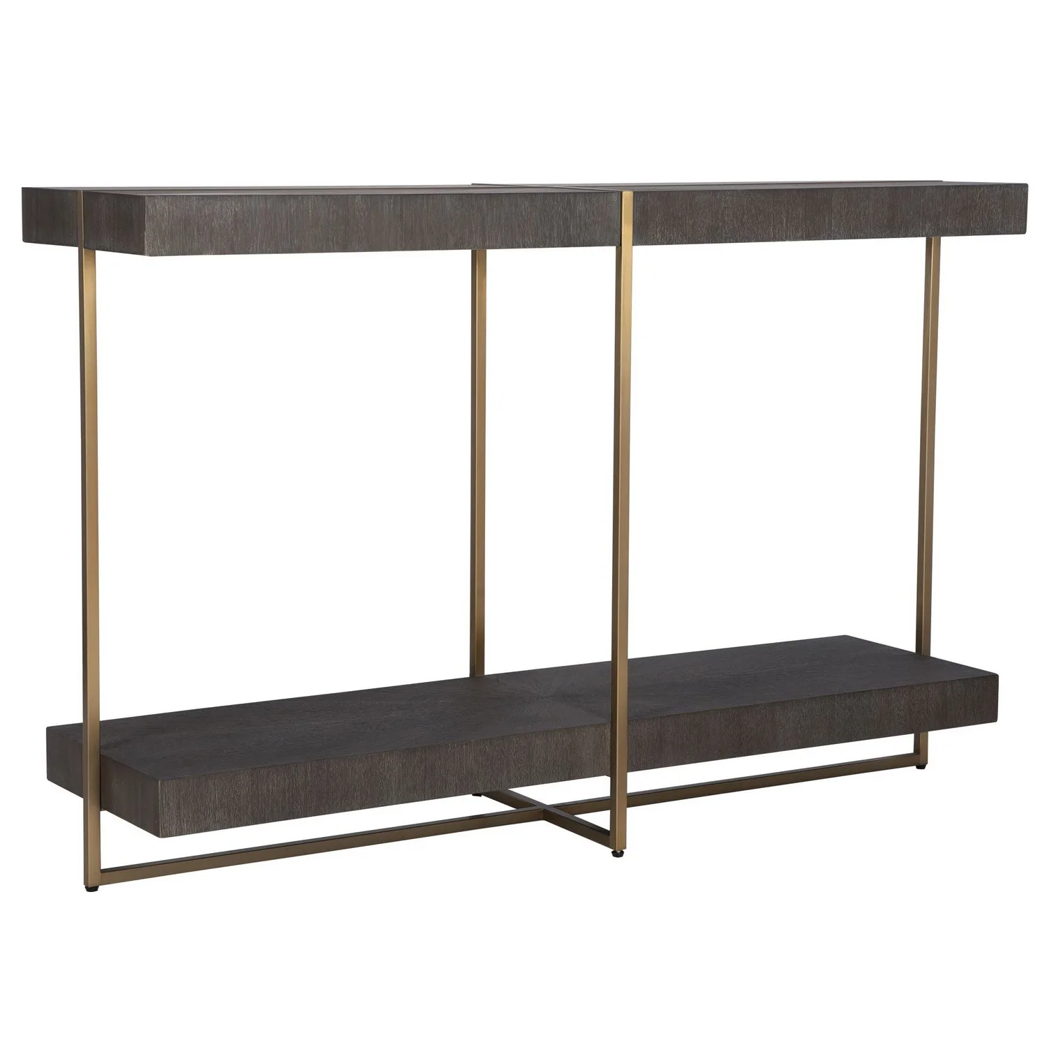 Taja Console Table in Brushed Brass
