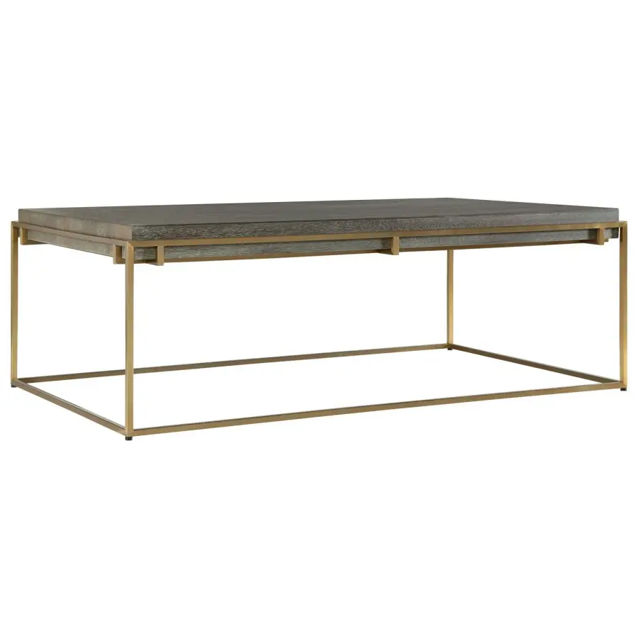 Surround Coffee Table in Brushed Brass