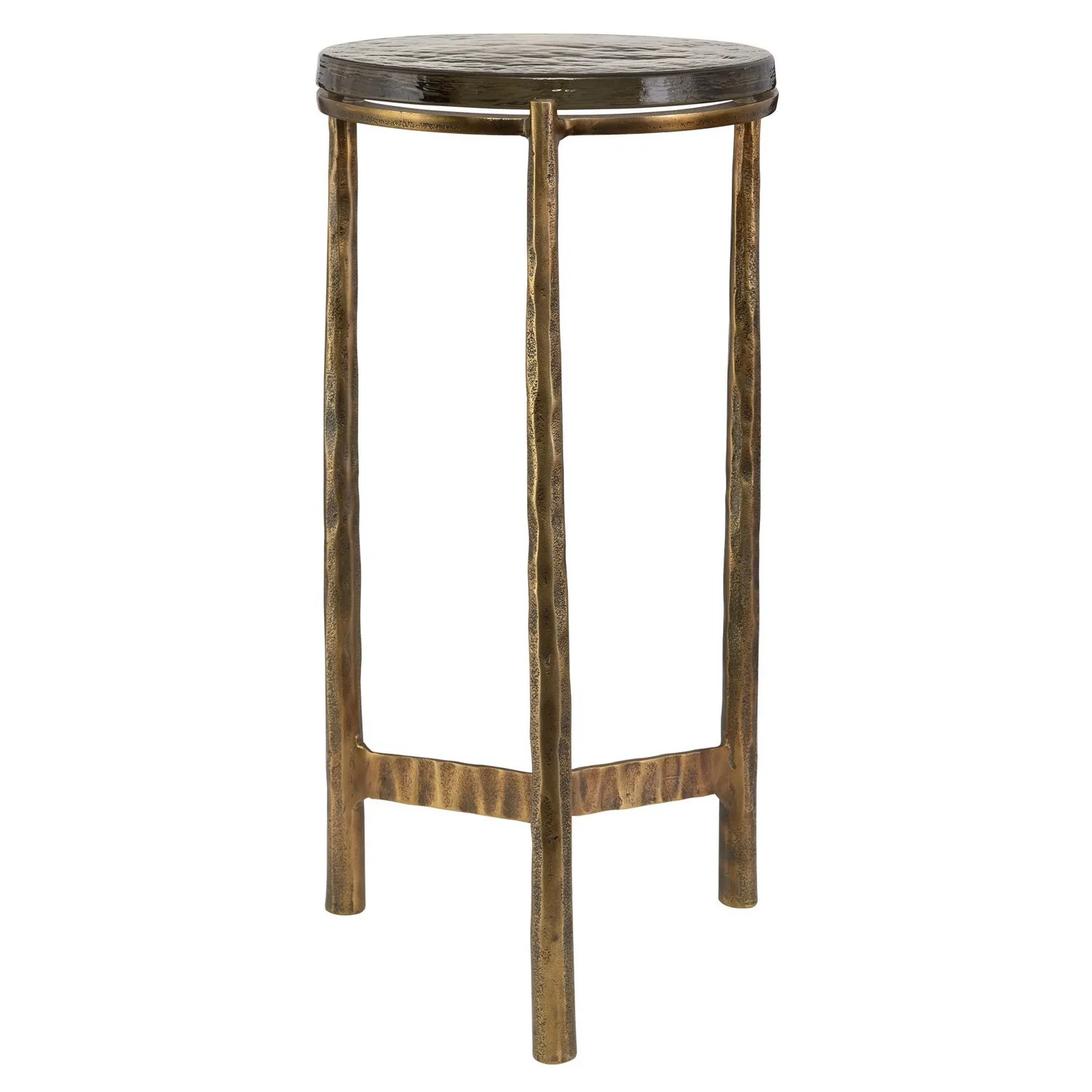 Eternity Accent Table in Antique Brass